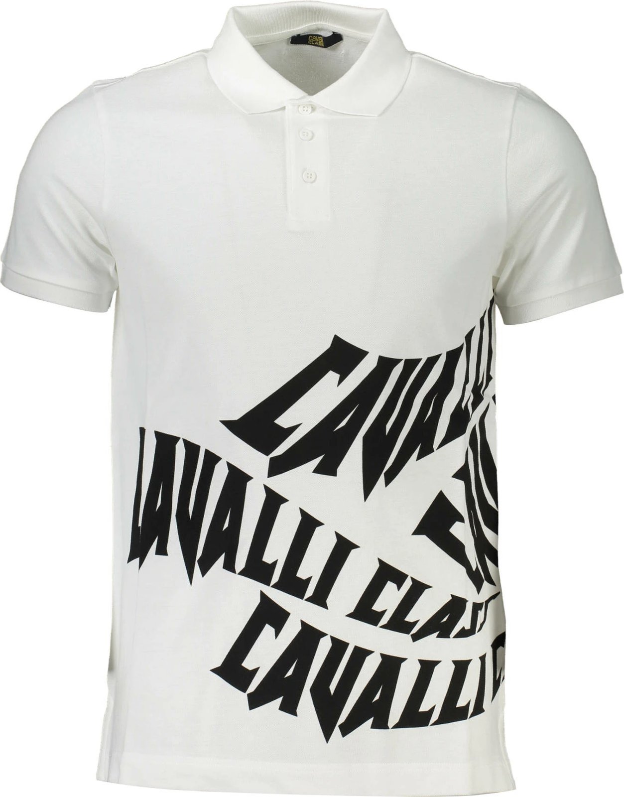 Maicë polo për meshkuj CAVALLI CLASS, e bardhë