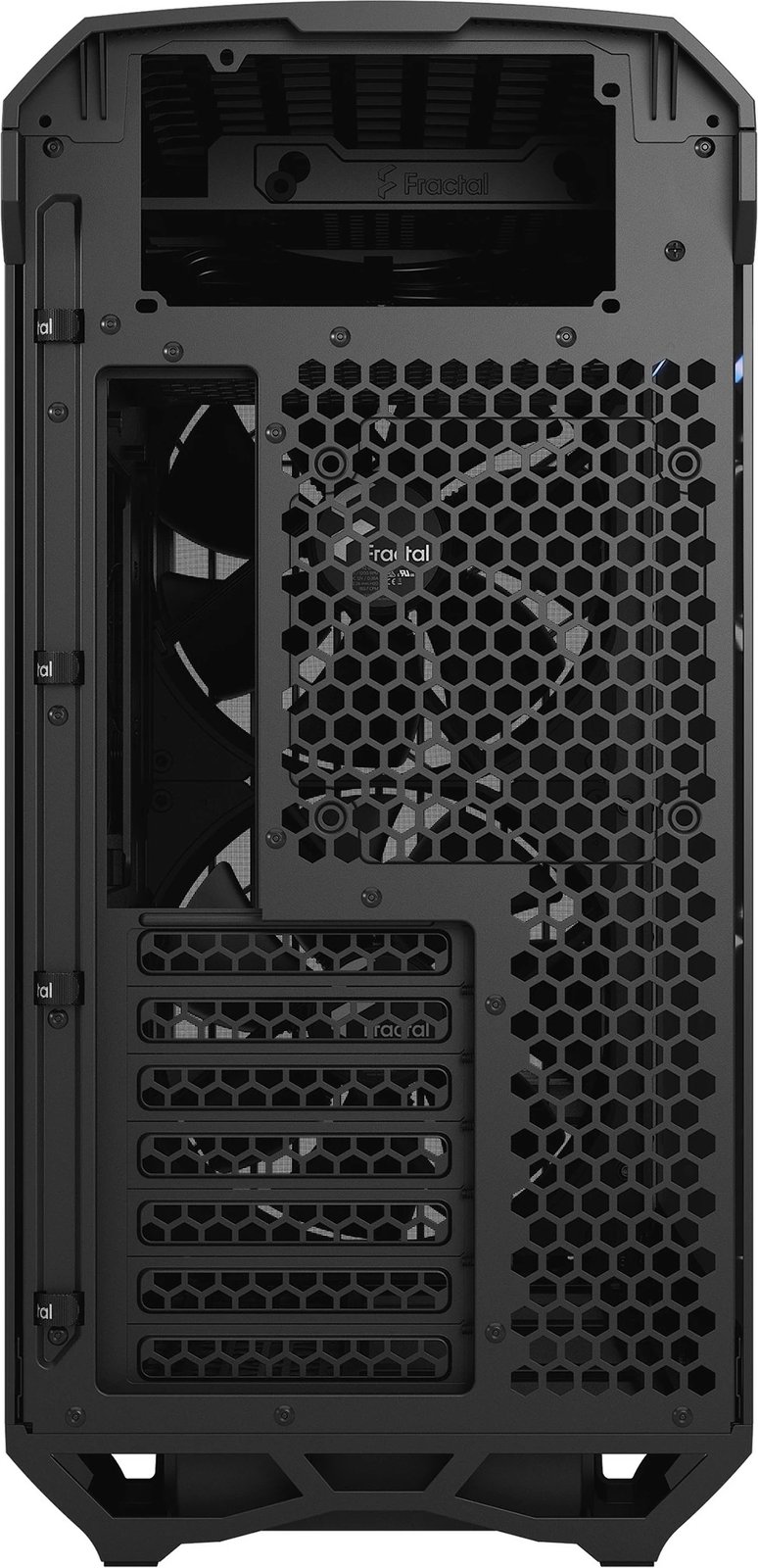 Kasë Fractal Design Torrent Compact, Tower, ATX/EATX/micro ATX/Mini-ITX, xham i temperuar, e zezë Kasë Fractal Design Torrent Compact, Tower, ATX/EATX/micro ATX/Mini-ITX, xham i temperuar, e zezë