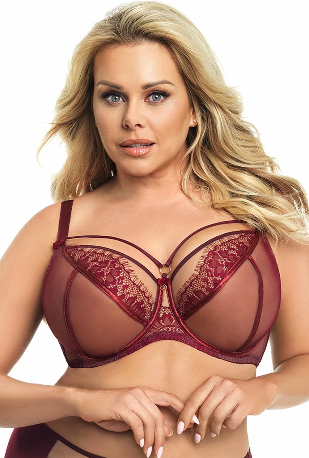 Sutjenë Gorsenia Lingerie 152370, e kuqe