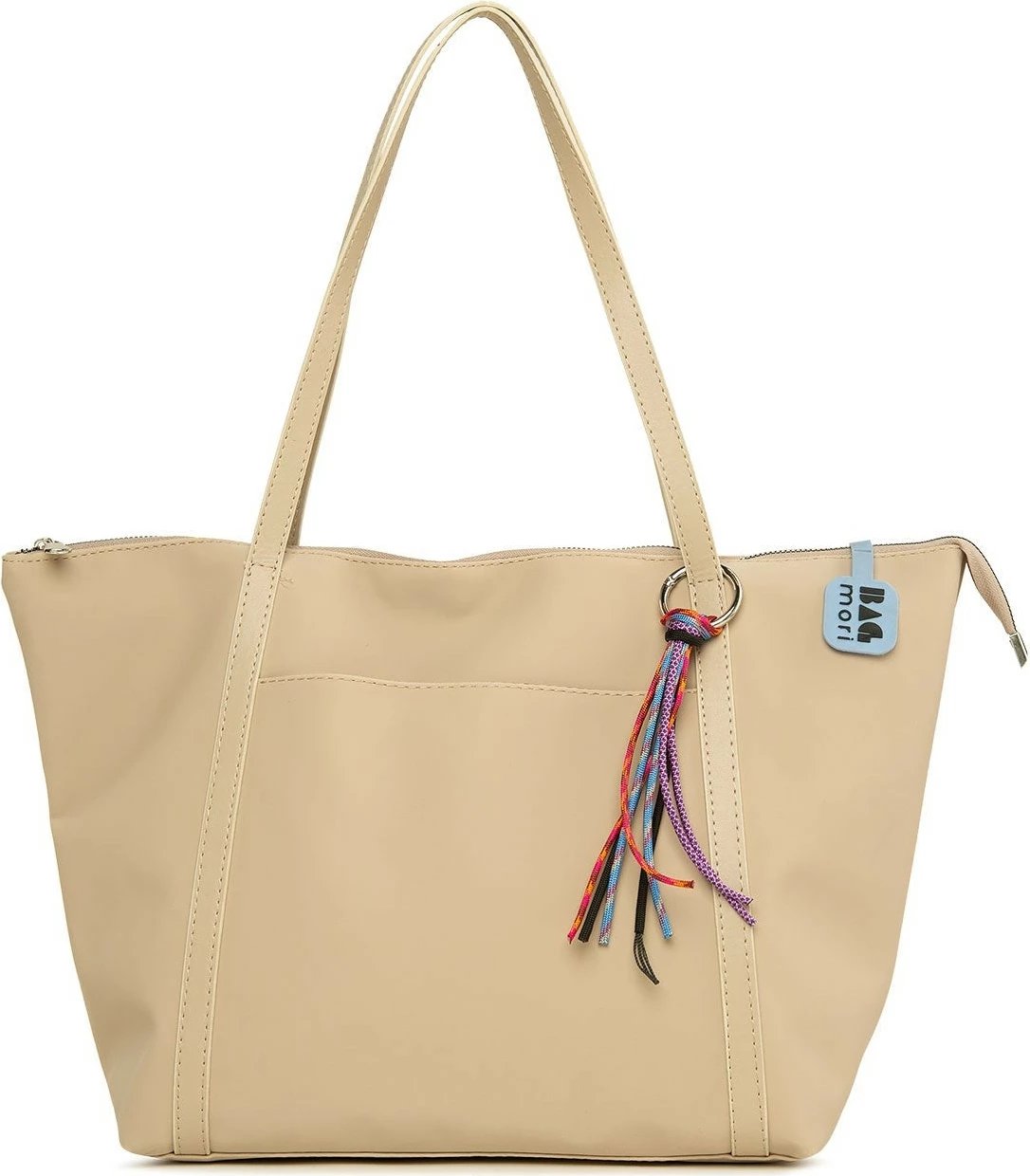 Çantë tote Zoozie Bags, krem, M000008173