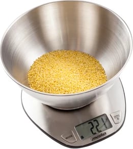 Peshore kuzhine Adler MS 3152, kapacitet 5kg, saktësi 1g, tas 2L, çelik inox, INOX