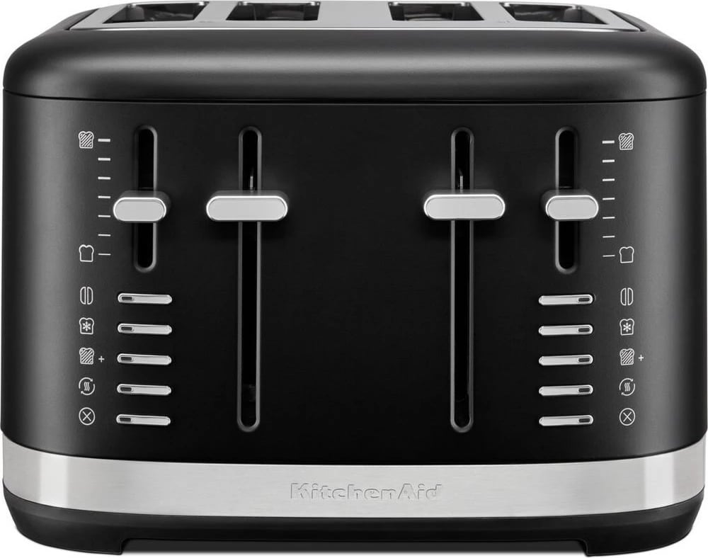 Tostier KitchenAid 5KMT4109EBM, 4 feta, çelik inox, e zezë