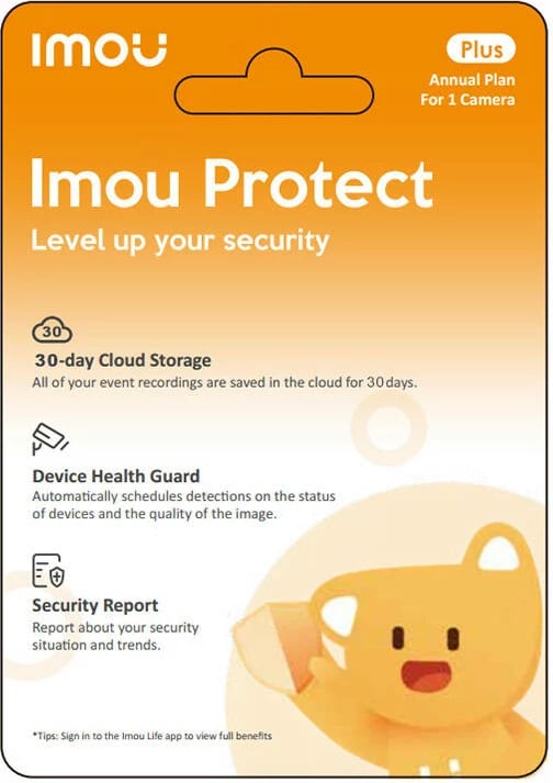 Kartelë dhuratë IMOU Protect Plus, Abonim vjetor për 1 kamerë