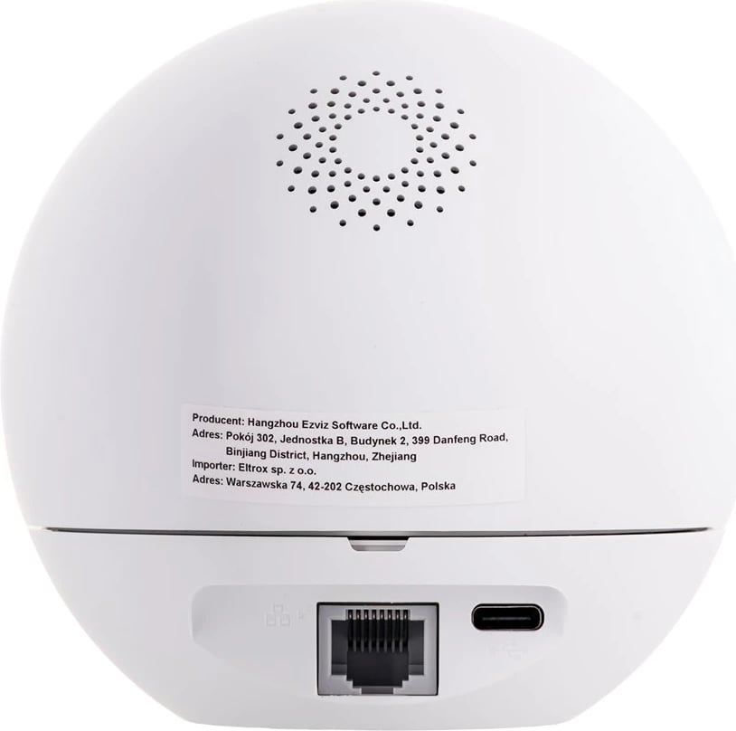 Kamerë IP Ezviz CS-H6 3K me monitor touchscreen SD7, 4mm, e bardhë