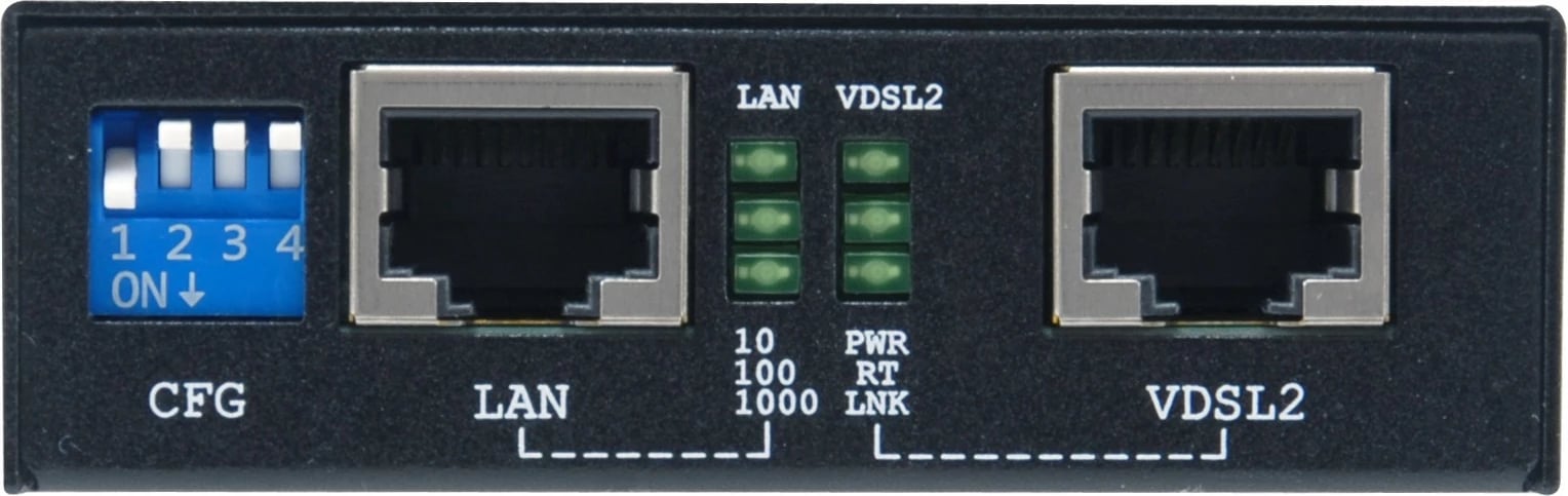 Zgjatues VDSL2 LevelOne VDS-2201, Gigabit Ethernet, 1000 Mbit/s, i zi