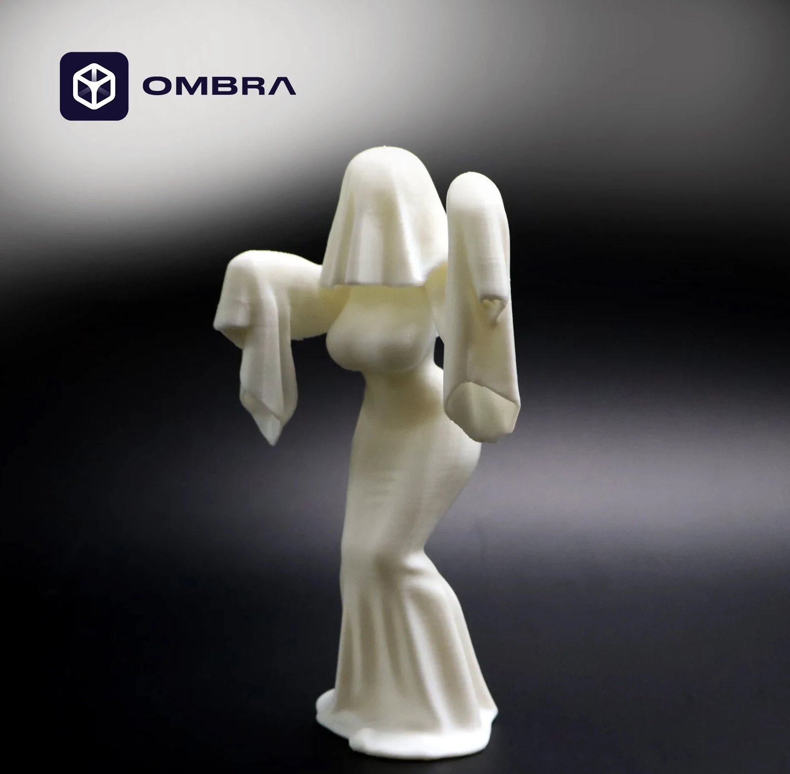 Figurë Dekorative "Statujë" (Ghost Woman) - e bardhë