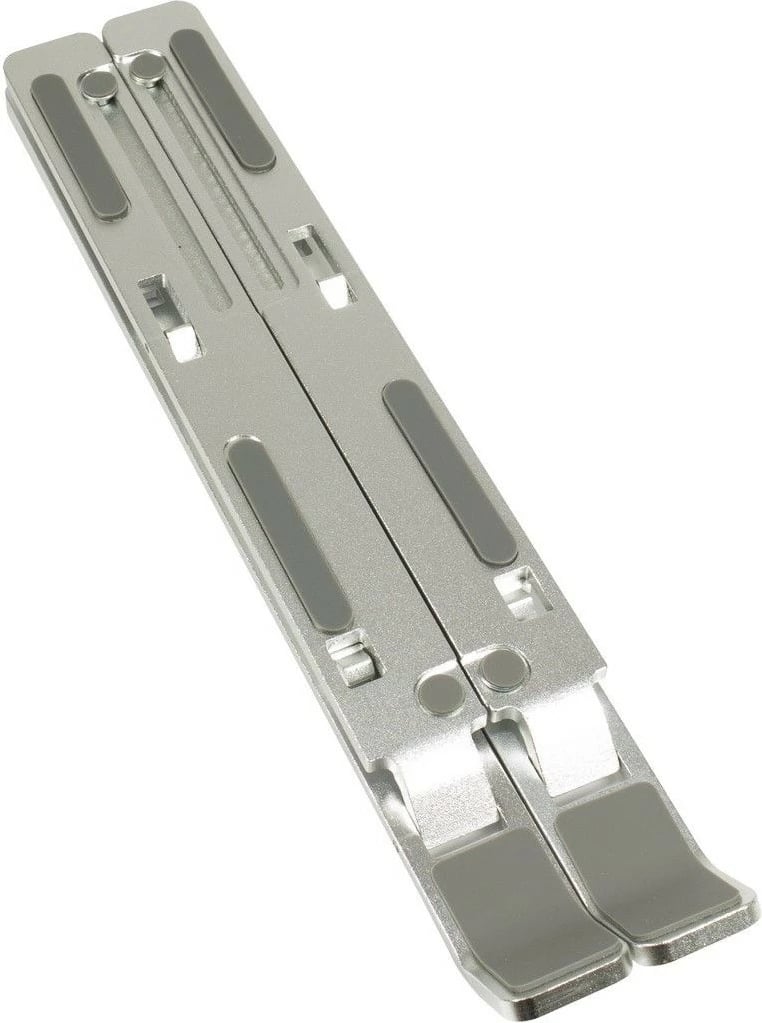 Qëndrim laptopi Inter-Tech NBS-200, deri 15.6 inç, i rregullueshëm, argjendtë