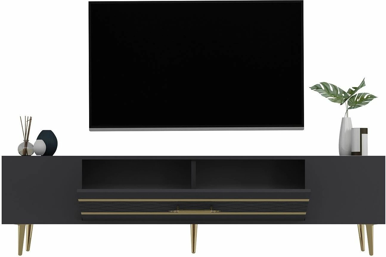 Komodë TV Skye Decor, anthracite, ari, Dekolp2