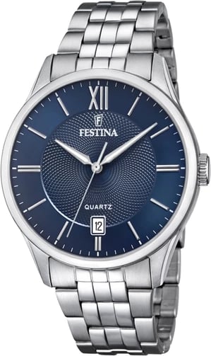 Orë dore FESTINA F20425/2 për meshkuj, e kaltër