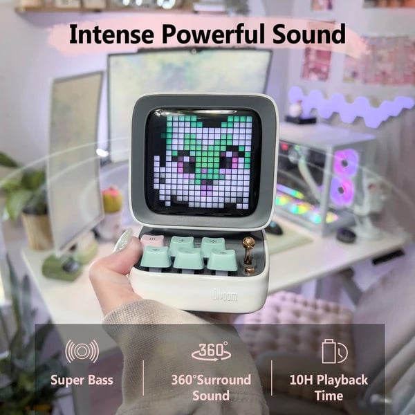 Altoparlant DIVOOM DitooPro (Bardhë)