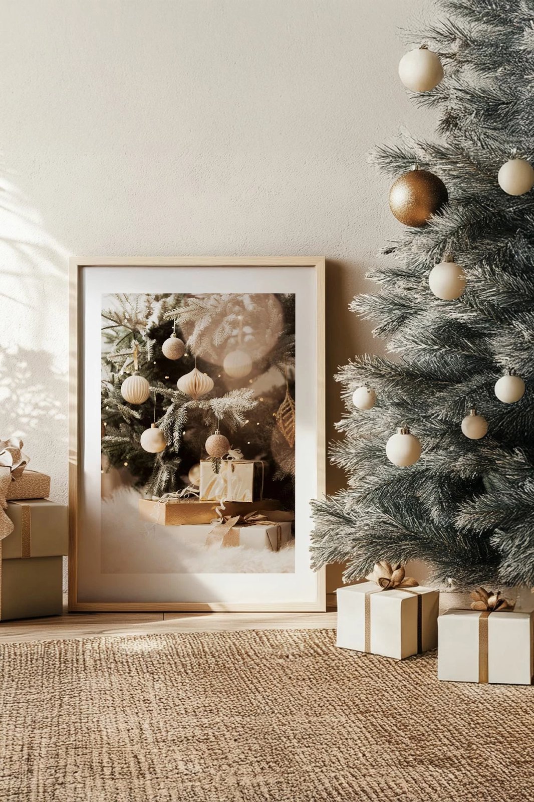 Pikturë dekorative me kornizë, Wallity, shumëngjyrëshe, Nwyearsngmdl79, 33x48cm