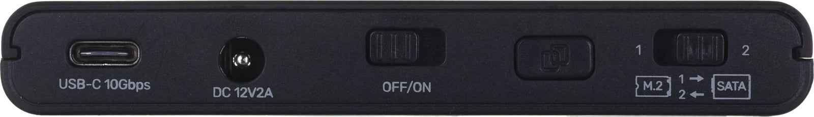 Kabëll UNITEK S1222A, USB 3.2 SATA 2,5/3,5' & M.2 PCIE/NVME, E zezë