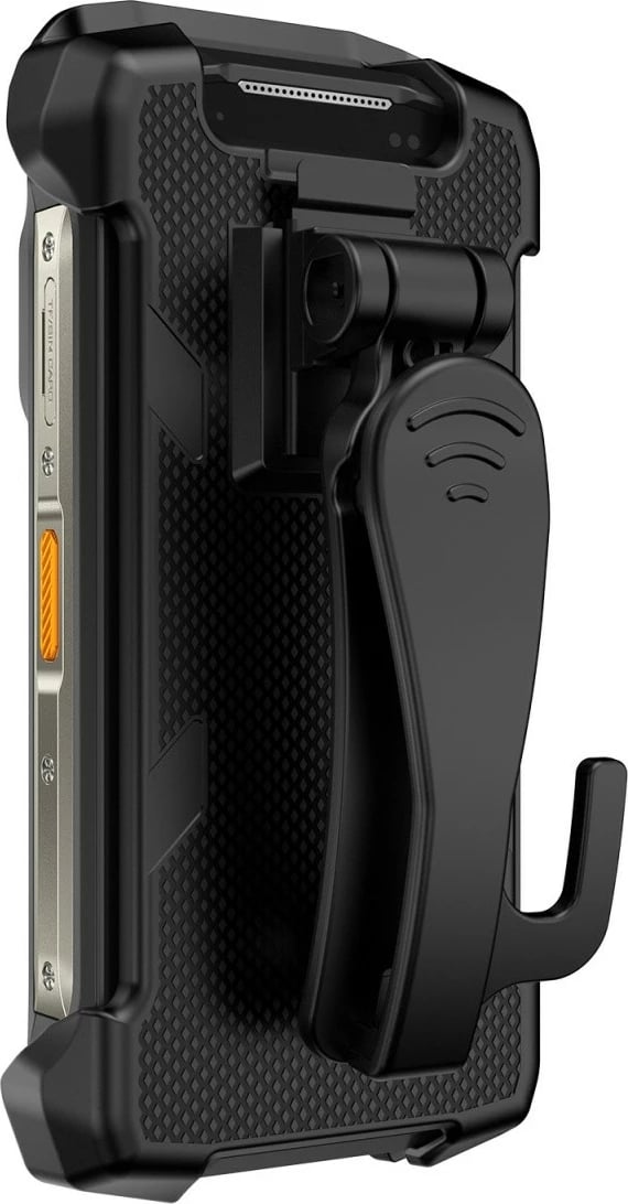 Mbështjellës Ulefone Armor Mini 20 Pro/20T Pro UF-C-A20 me klips rrotullues, Plastik, Zi