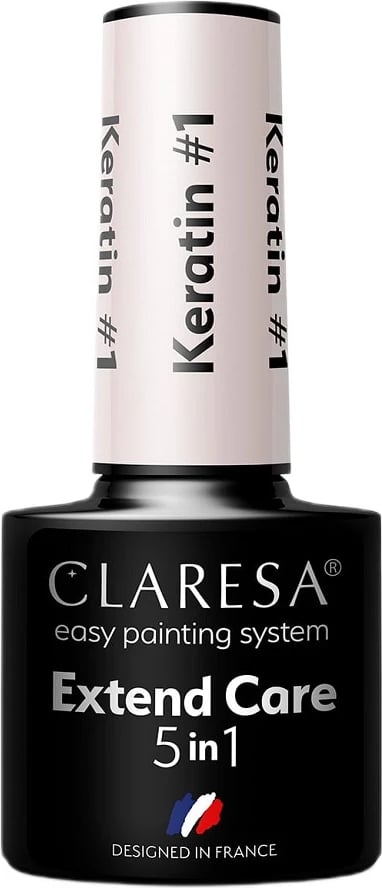 Bazë hibride për thonj Claresa Extend Care 5in1 Keratin për femra, 5g