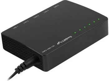 Switch Lanberg DSP2-1008, 12V, 8 porte, 1 GB/s