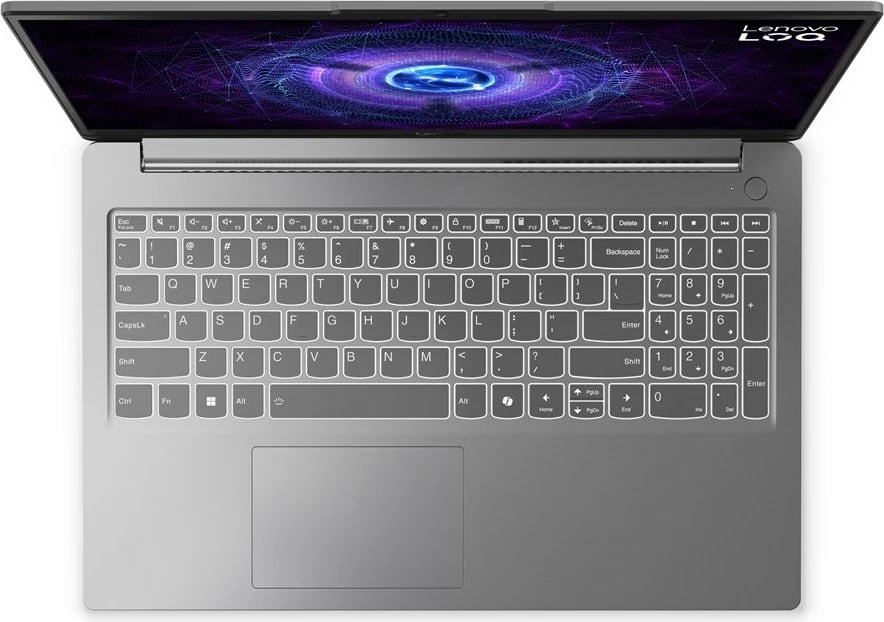 Laptop Lenovo LOQ 15IAX9E, 15.6", Intel Core i5-12450HX, 16 GB RAM, 512 GB SSD, NVIDIA RTX 2050, Gri