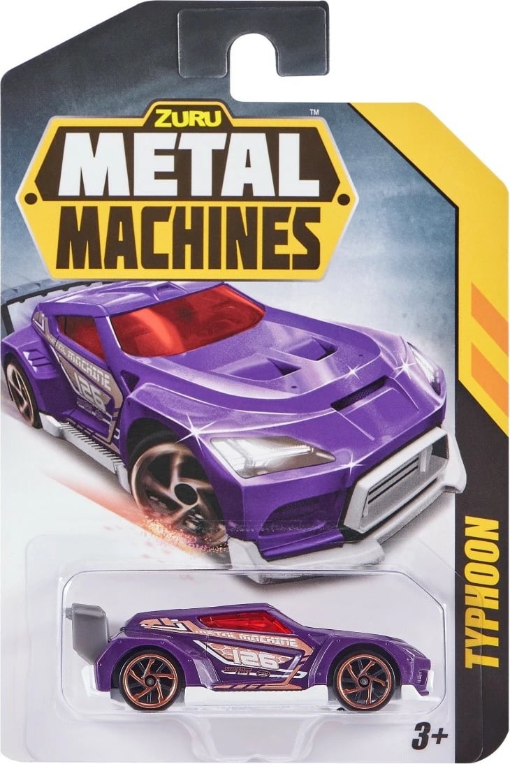 Set vetura lodër ZURU Metal Machines Auto Series 2, 24 copë, mix ngjyra