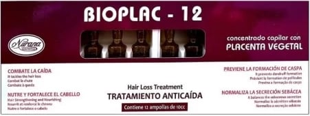 Ampula kundër rënies së flokëve Nurana Bioplac-12 uniseks, 12x10ml