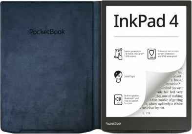 Mbështjellës PocketBook Charge InkPad 4/Color 2/3, Night Blue
