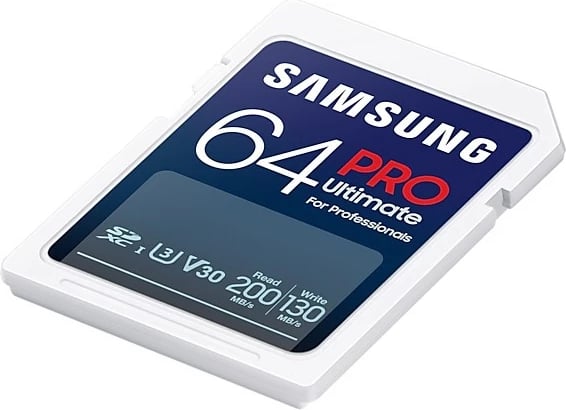 Kartelë memorie Samsung PRO Ultimate 64GB SDXC UHS-I, 200MB/s, e bardhë