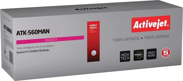 Toner zëvendësues Activejet ATH-560MAN për printer Kyocera, i kuq