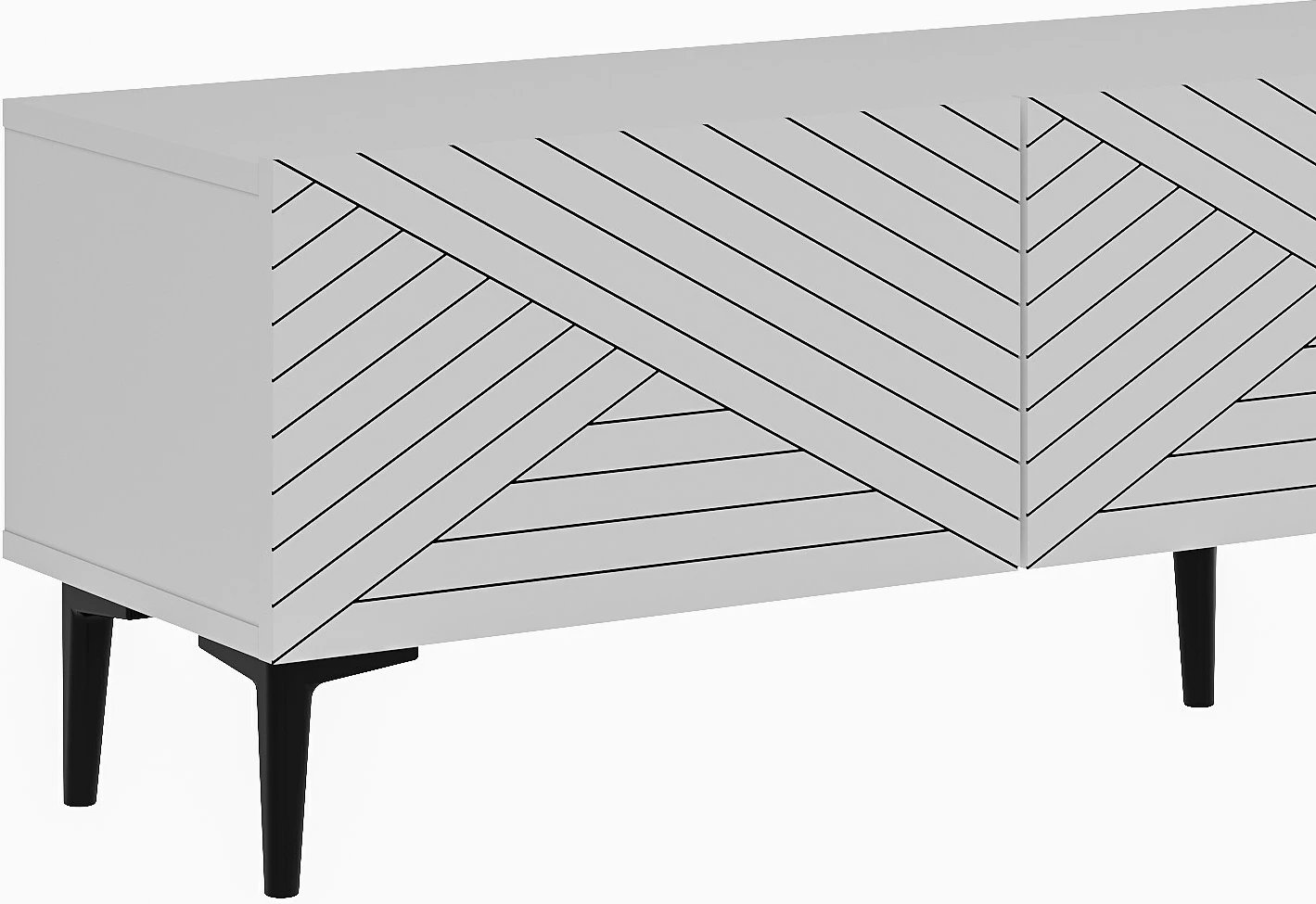 Komodë TV Skye Decor, Felix, e bardhë