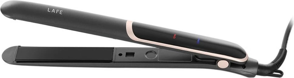 Drejtues flokësh, Lafe, Sleek & Shine LAFPST47570, veshje qeramike, 140–200°C, 35 W, kontroll temperature, i zi
