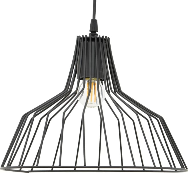 Llambë tavani Derbea, metal i zi, E27, 25x70cm