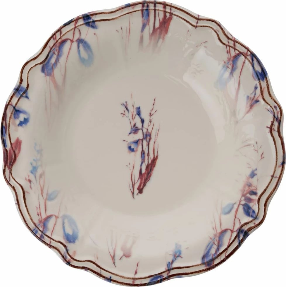 Set enësh për drekë (24 copë), Hermia Concept, ngjyrë blu rustika