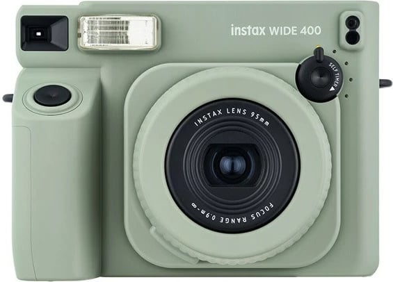 Aparat fotografik instant Fujifilm Instax Wide 400, i gjelbër