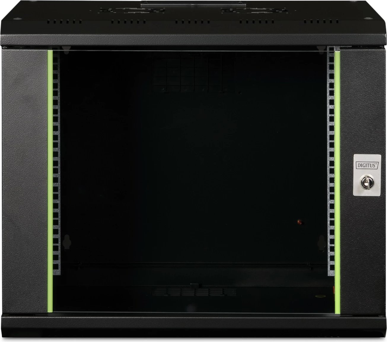 Kasë rrjeti Digitus Unique 9HE, 19", 9U, 509x600x450mm, e zezë