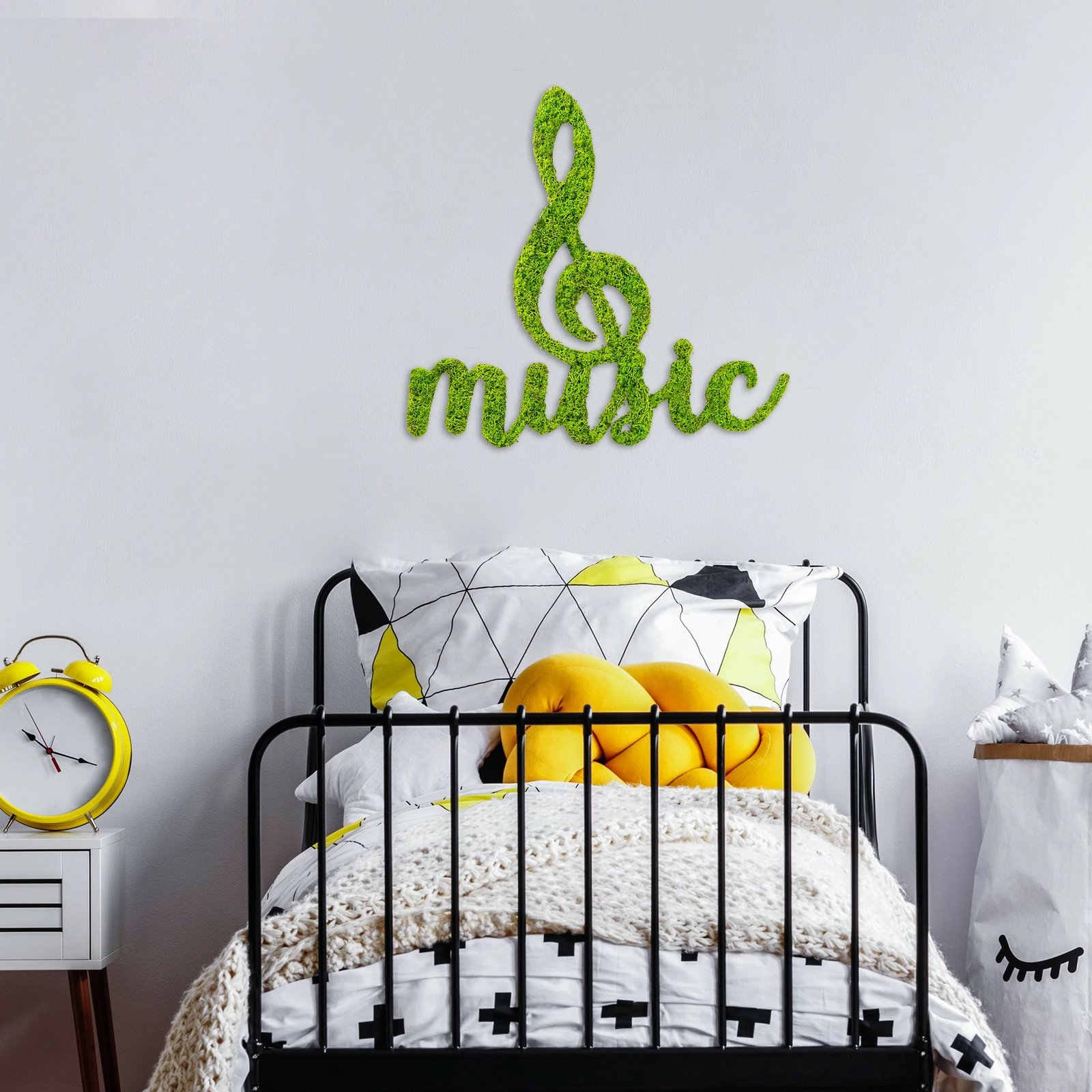 Aksesor dekorativ muri Wallity, myshk, muzikë