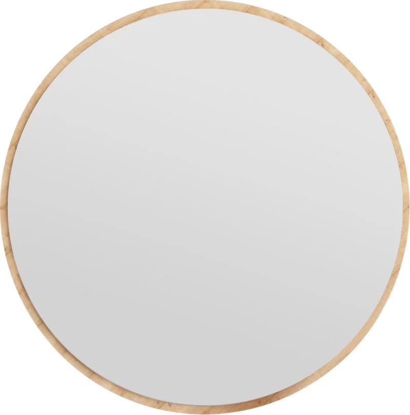 Pasqyrë e rrumbullakët Hanah Home, Ozze, ngjyrë natyrale