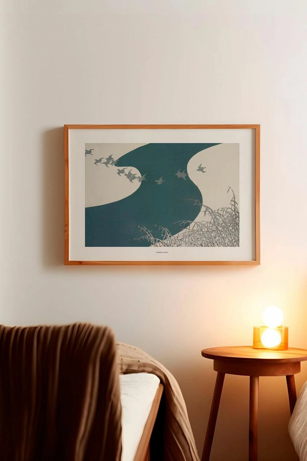 Pikturë dekorative me kornizë, shumëngjyrëshe, Wallity, Lmnmdl9, 33x48cm