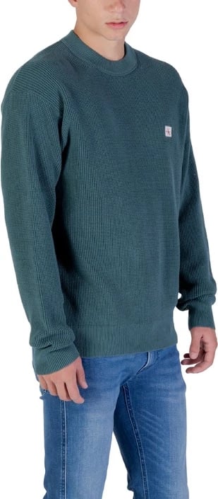 Maicë me mëngë të gjata Calvin Klein Jeans për meshkuj, e gjelbër