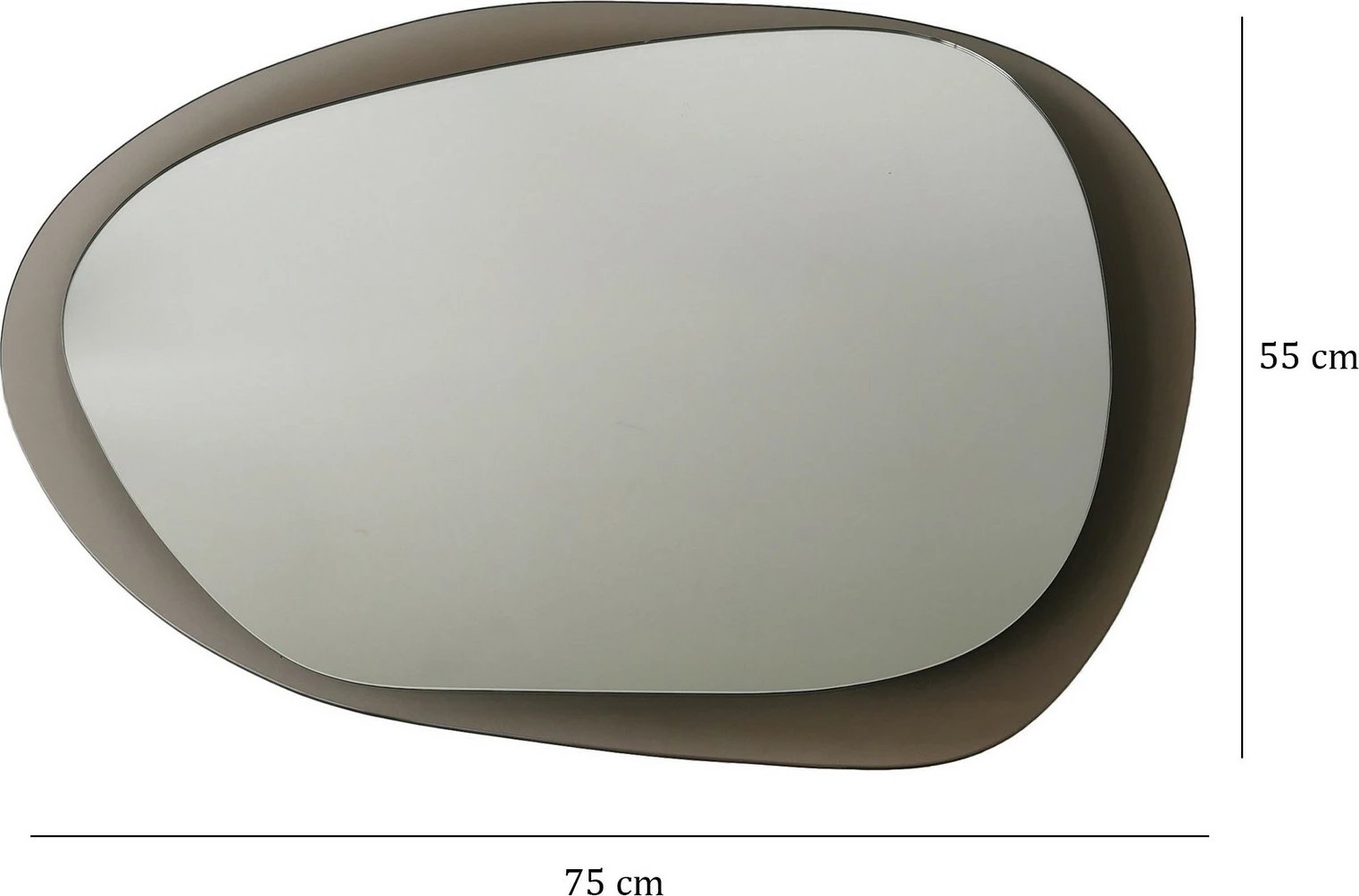 Pasqyrë Hanah Home, bronzi, Aqua A343