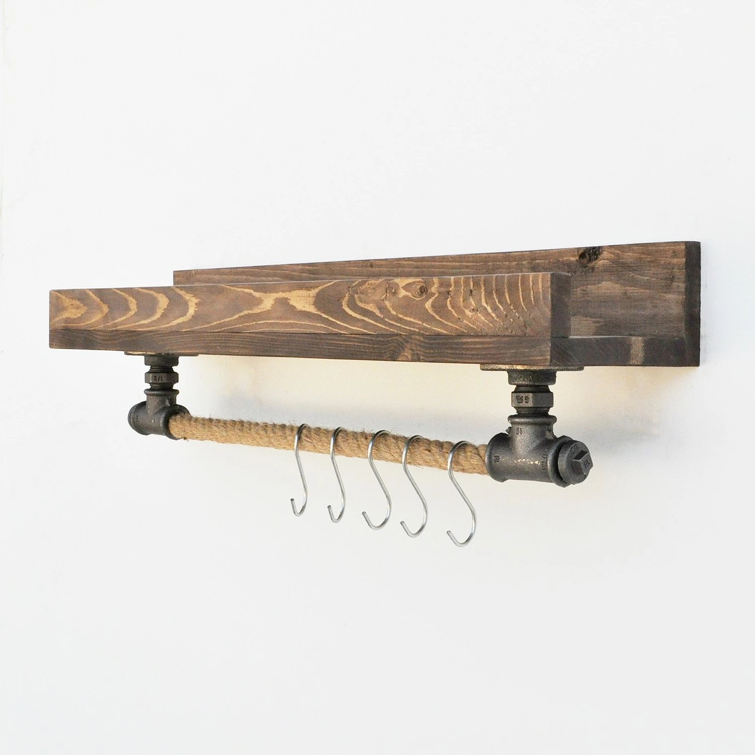 Raft muri me tuba, dru bredhi, ngjyrë e zezë, Boruraf182