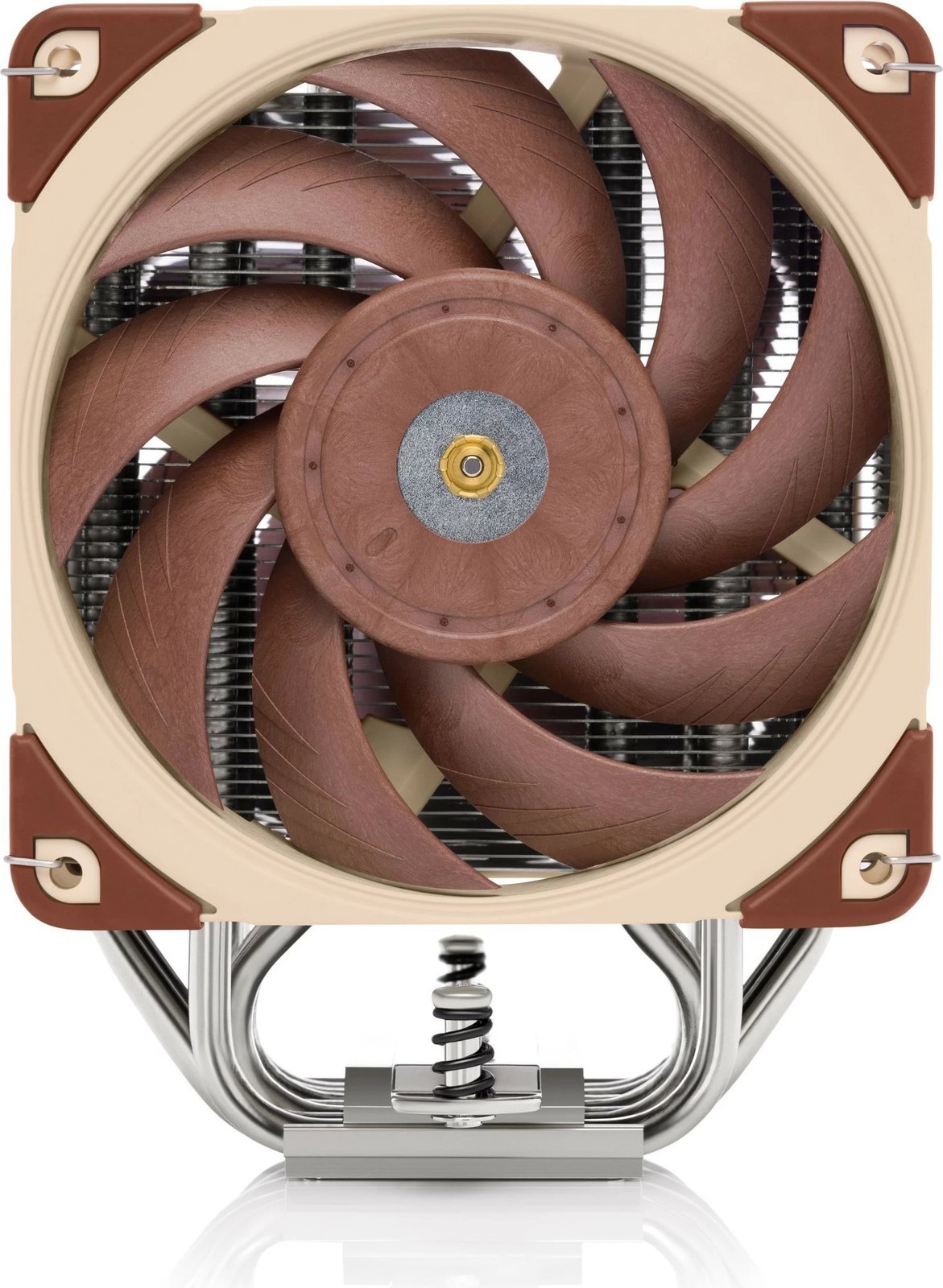 Cooler NOCTUA NH-U12A, 2 ventilatorë, PWM, 120mm, kafe/bezhë