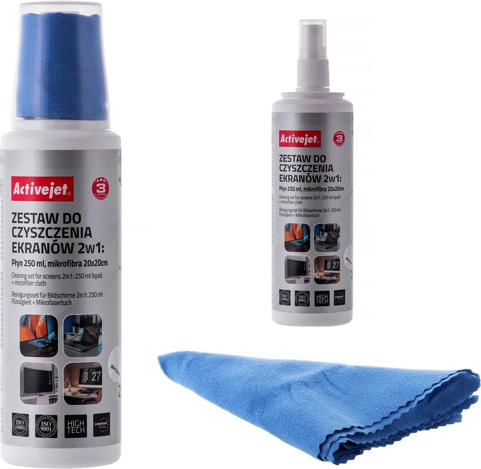 Lëng për pastrimin e ekranit 2 në 1 Activejet AOC-269, 250 ml