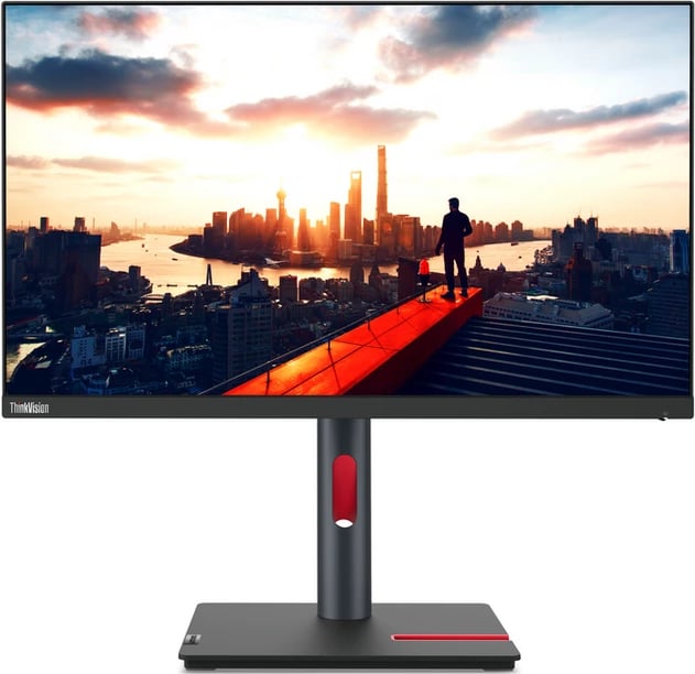 Monitor, Lenovo, P24h-30 63B3GAT6EU, e zezë
