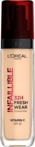 Fondatinë për femra L'Oreal Paris Infaillible 32H Fresh Wear 100 Warm Dore 30ml
