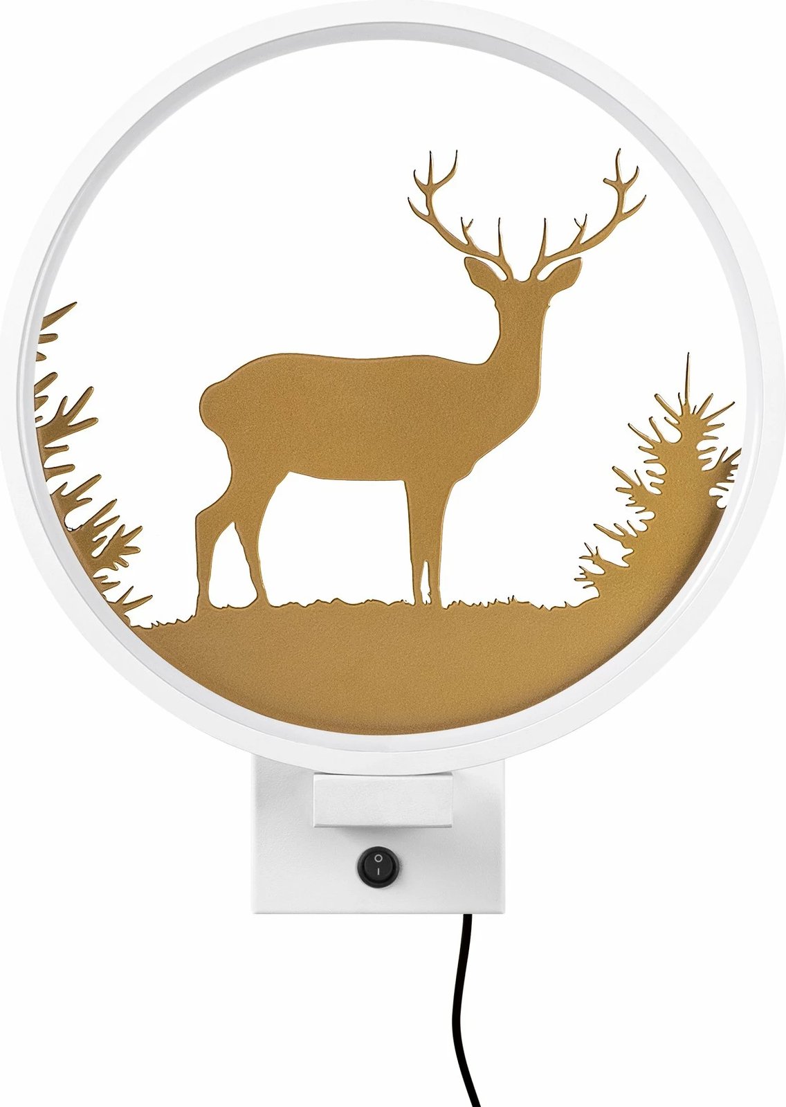 Llambë muri Opviq, XMAS31, e bardhë dhe ari