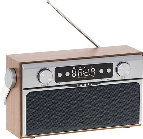 Radio Bluetooth portative, Camry CR 1183, FM, USB/SD/AUX, Bluetooth 5.0, altoparlantë stereo 2x6 W, bateri 2600 mAh
