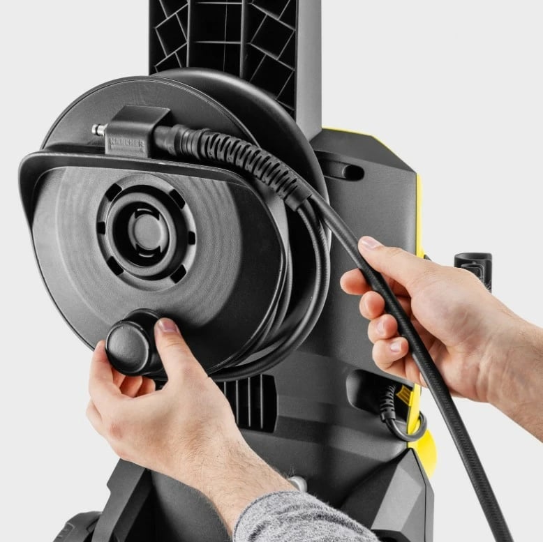 Pastrues me presion Karcher K5 WCM Premium Home Modular, 145 bar, 2100 W, 8m, Zi/Verdhë, set aksesorësh