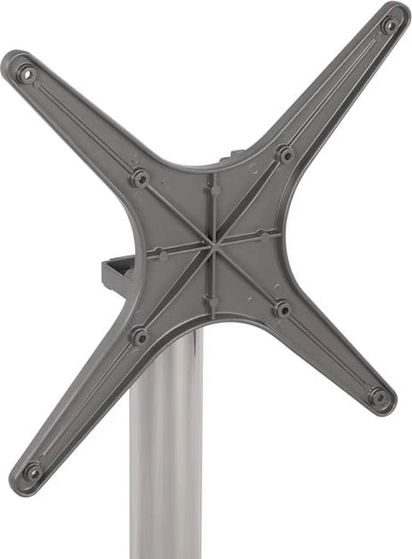 Bazë alumini e palosshme, kromuar, 69x69x73-92cm, me kryq 48x48, FH459.03