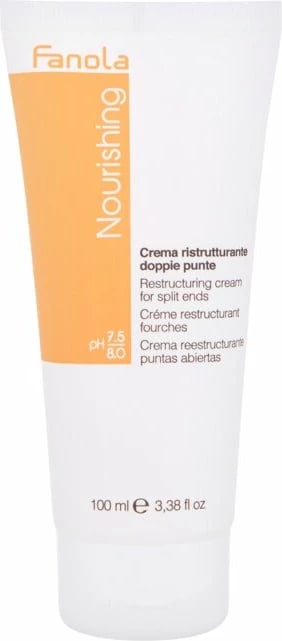 Krem leave-in për flokë Fanola Nourishing Restructuring Cream për femra, 100ml