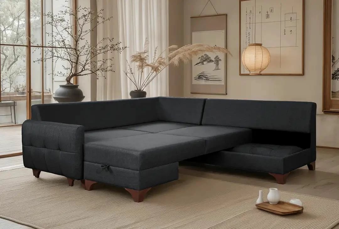 Këndore C-Loft, ngjyrë antracit, Atelier del Sofa