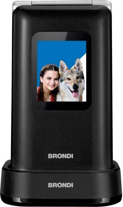 Celular Brondi Amico Prezioso, Black Metal