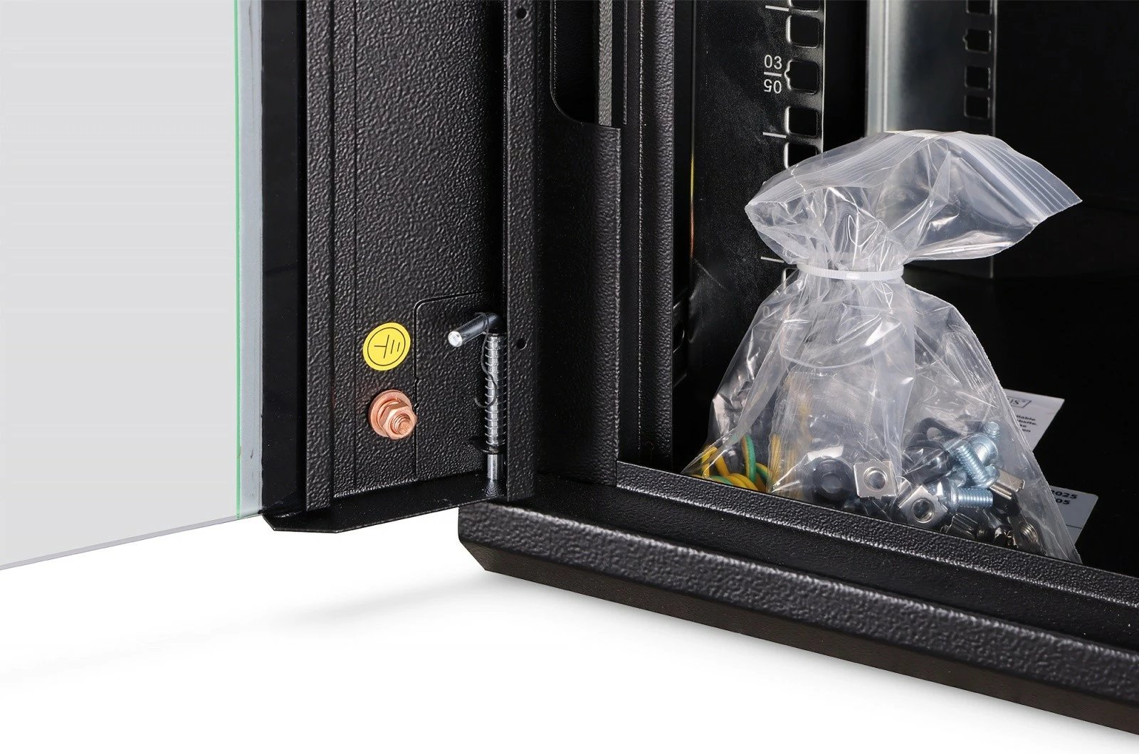 Kabinet rrjeti muror Digitus DN-37101 19" 7U 385x600x450 mm xhami IP20 60 kg montim në mur i pamoshëm, i pa-montuar, zi