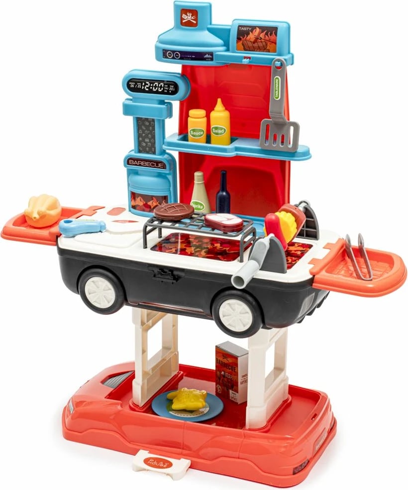 Set loje grill 2-në-1, BABY MIX, 51x18x53 cm, portokalli